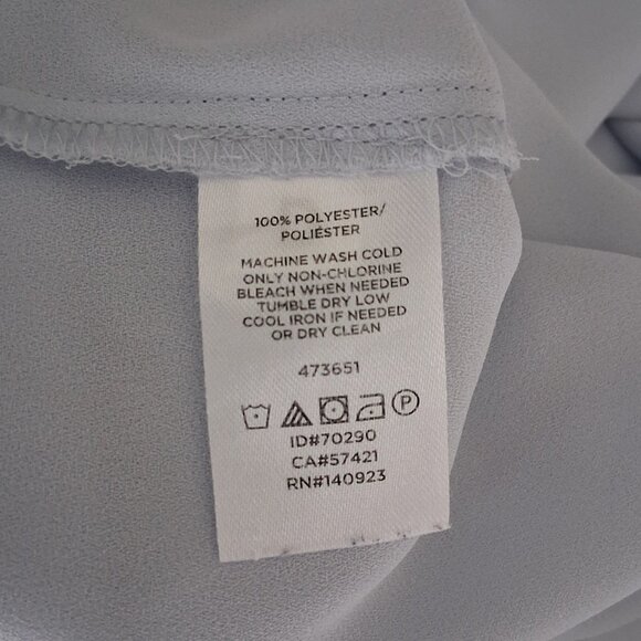 LOFT Light Blue Short Sleeve Blouse Women's Size XS - Picture 9 of 9